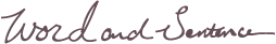 WORD AND SENTENCE
